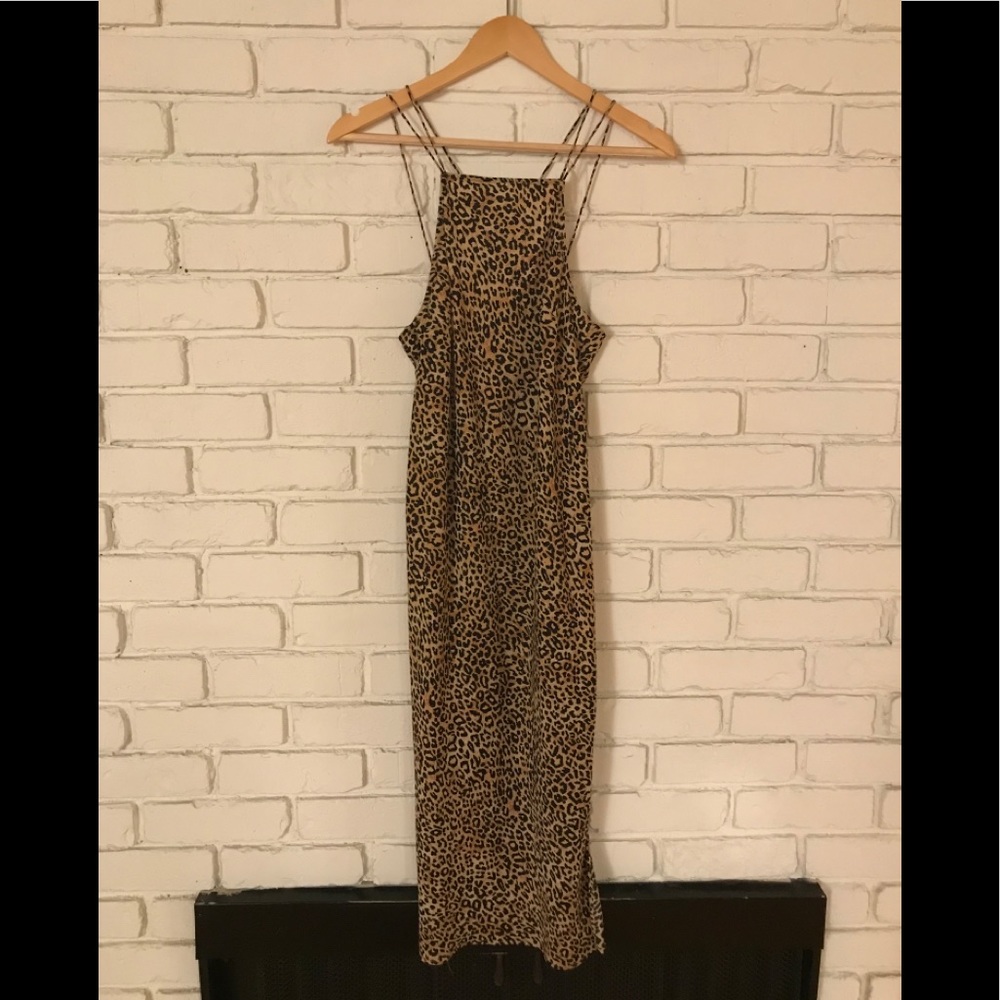 Urban outfitters animal midi dress
